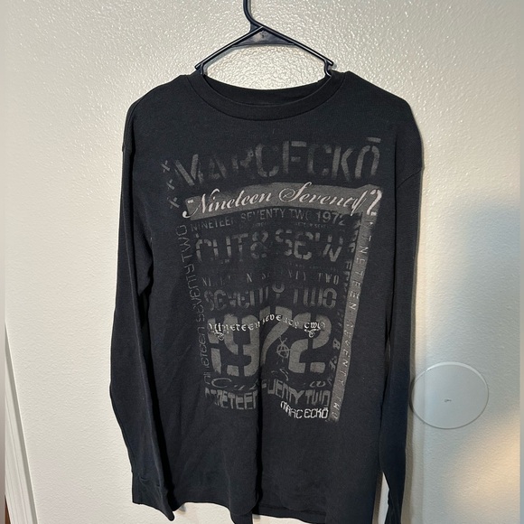 Y2K thermal Ecko UnItd. Marc Ecko black men size l - Picture 8 of 9